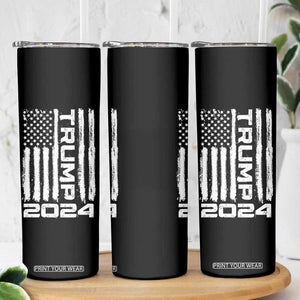 American President Election Skinny Tumbler Trump 2024 American Flag TB10 Print Your Wear