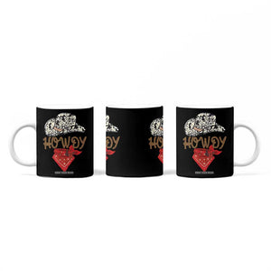 Howdy Cowboy Coffee Mug Retro Western Country Rodeo TB10 Print Your Wear