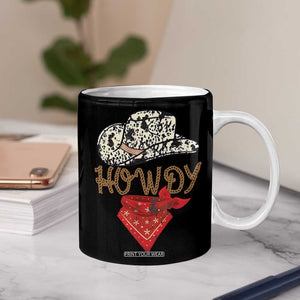 Howdy Cowboy Coffee Mug Retro Western Country Rodeo TB10 Print Your Wear