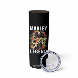 Legend Bob Skinny Tumbler Reggae Music Rastafari Rasta Gift TB10 Print Your Wear