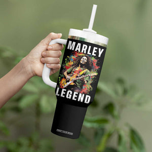 Legend Bob Tumbler With Handle Reggae Music Rastafari Rasta Gift TB10 Print Your Wear