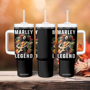 Legend Bob Tumbler With Handle Reggae Music Rastafari Rasta Gift TB10 Print Your Wear