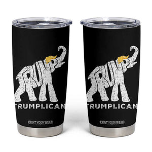 Trump 2024 Election Tumbler Cup Republican Elephant 45 47 TB10 Black Print Your Wear