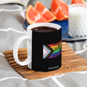 LGBTQ Pride Coffee Mug Kindness Peace Equality Love Hope Diversity Human Rights World Peace Supporter TB10 Print Your Wear