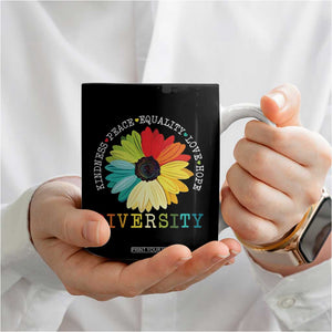 World Peace Supporter Coffee Mug Kindness Peace Equality Love Hope Diversity Human Rights Sunflower TB10 Print Your Wear
