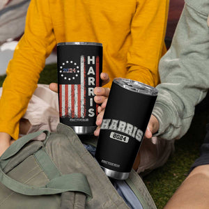 Harris 2024 Election Tumbler Cup For Kamala President American Flag TB10 Print Your Wear