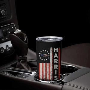 Harris 2024 Election Tumbler Cup For Kamala President American Flag TB10 Print Your Wear