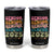 Senior 2025 Tumbler Cup Class of 2025 Graduation Back To School Graduate Retro Groovy TB10 Black Print Your Wear