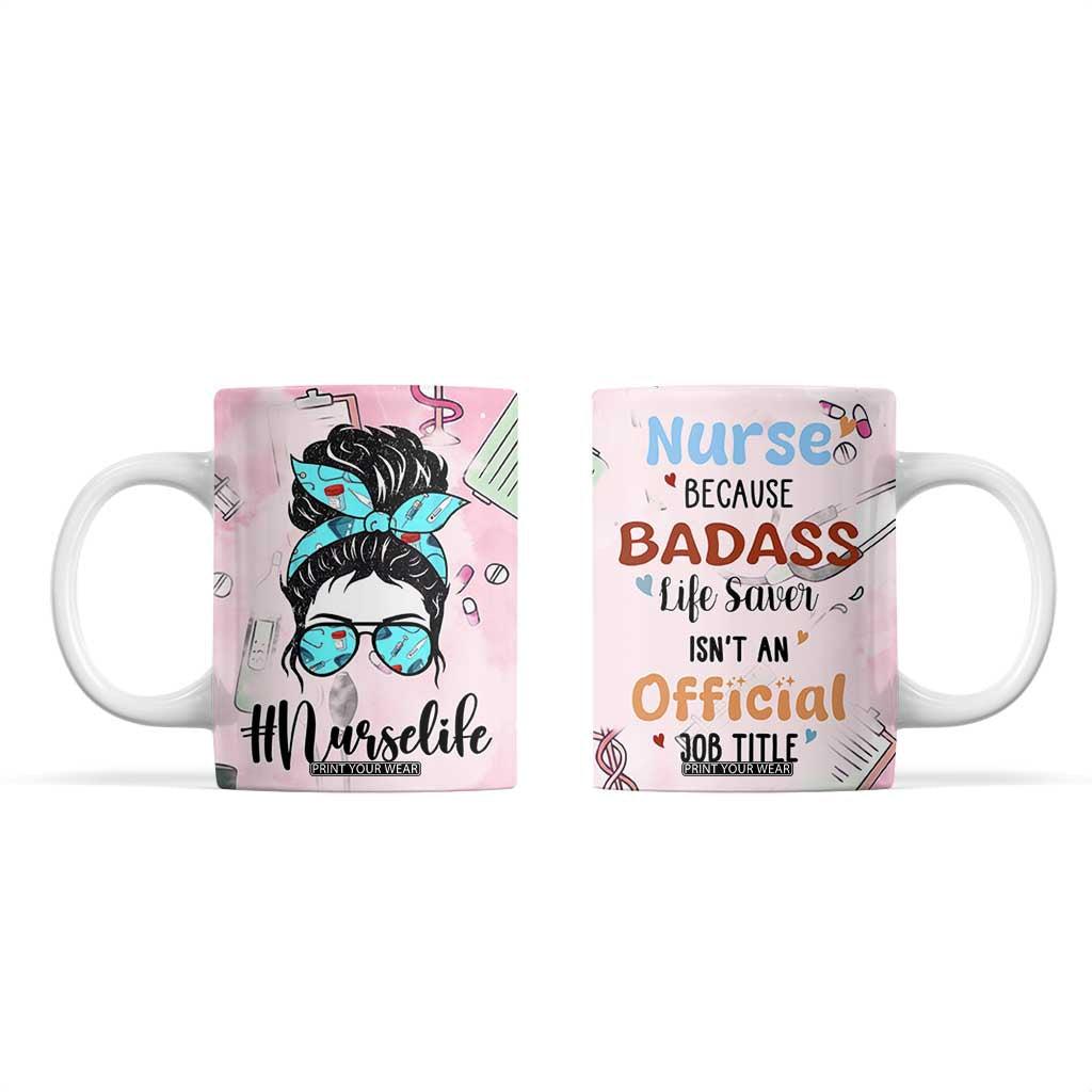 Funny Nurse Gifts for Women Coffee Mug Rn Lpn Practitioner Nursing School Graduation Gifts TB10 Pink Print Your Wear