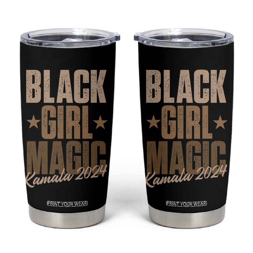 Harris 2024 Election Tumbler Cup Kamala Madam President Black History Month TB10 Black Print Your Wear