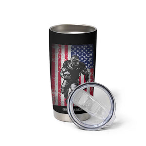 Football Players Tumbler Cup US American Flag Game Day Sport Team Vintage Patriotic TB10 Print Your Wear