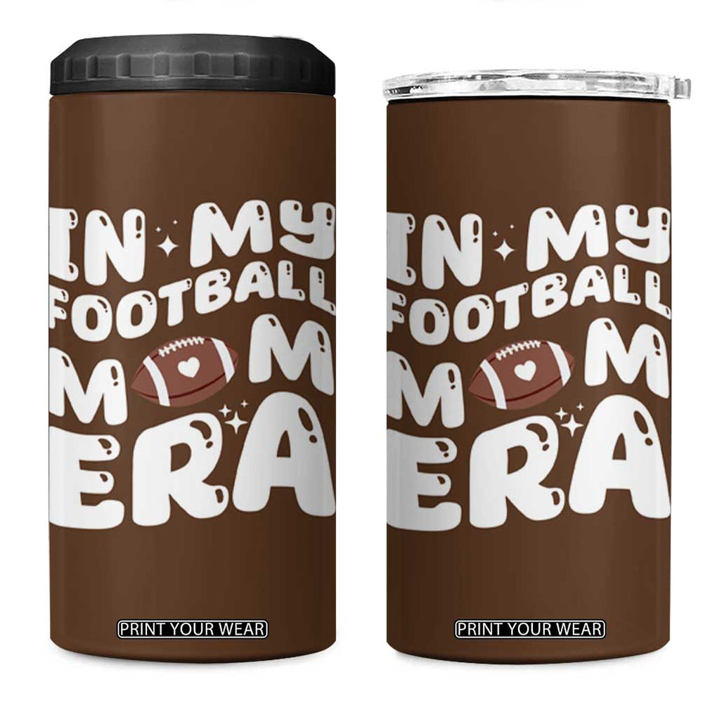 Football Mom 4 in 1 Can Cooler Tumbler Game Day Football Season For Moms TB10 One Size: 16 oz Brown Print Your Wear