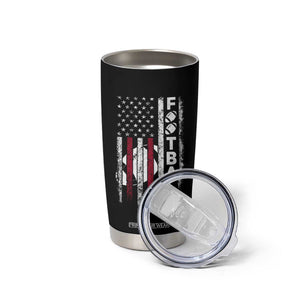 Football American Flag Tumbler Cup Game Day Sport Team Vintage Patriotic TB10 Print Your Wear