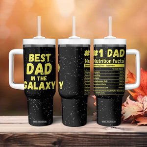 Funny Father's Day Gift For Dad Tumbler With Handle Best Dad In The Galaxy TB10 Print Your Wear