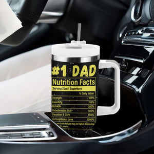 Funny Father's Day Gift For Dad Tumbler With Handle Best Dad In The Galaxy TB10 Print Your Wear