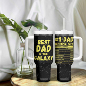 Funny Father's Day Gift For Dad Tumbler With Handle Best Dad In The Galaxy TB10 Print Your Wear