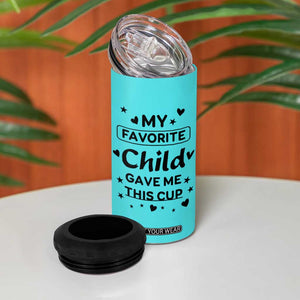 Gifts For Mom 4 in 1 Can Cooler Tumbler My Favorite Child Gave Me This Mother's Day Gift TB10 Print Your Wear