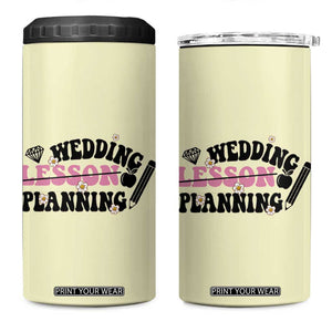 Teacher Wedding Gift 4 in 1 Can Cooler Tumbler Lesson Planning Engaged Gifts for Her TB10 One Size: 16 oz Yellow Print Your Wear