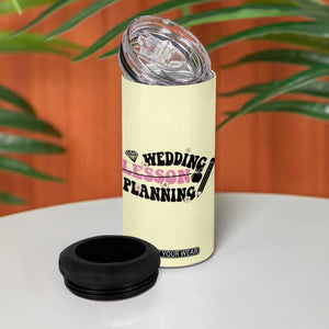 Teacher Wedding Gift 4 in 1 Can Cooler Tumbler Lesson Planning Engaged Gifts for Her TB10 Print Your Wear