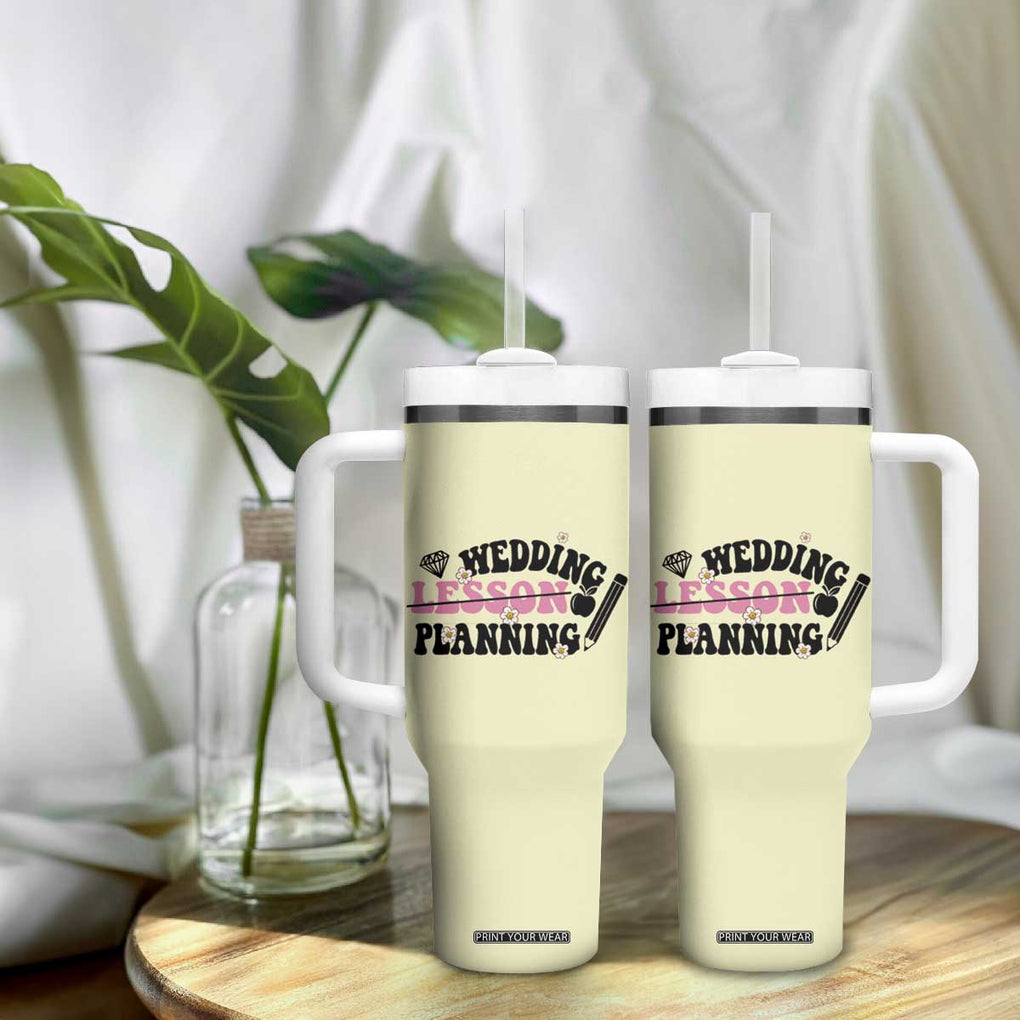 Teacher Wedding Gift Tumbler With Handle Lesson Planning Engaged Gifts for Her TB10 Print Your Wear