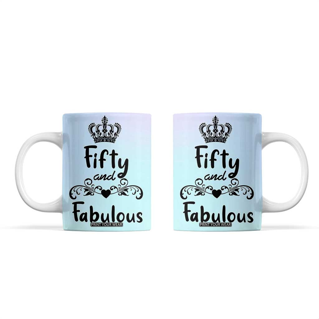 50th Birthday Gifts For Women Coffee Mug 1976 Turning 50 Year Old Gift For Her Mom Wife Friends TB10 Opaline Print Your Wear