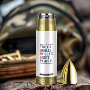 Trump 2024 Bullet Tumbler Truth Really Upsets Most People Vintage Distressed TB10 Print Your Wear