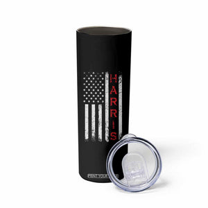 Harris 2024 Election Skinny Tumbler Kamala Madam President American Flag TB10 Print Your Wear