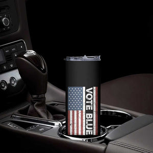 Kamala Harris Tim Walz 2024 Election Skinny Tumbler for President American Flag TB10 Print Your Wear