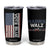 Kamala Harris Tim Walz 2024 Election Tumbler Cup for President American Flag TB10 Black Print Your Wear