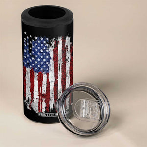 Kamala Harris Tim Walz 2024 Election 4 in 1 Can Cooler Tumbler Cat Ladies Vote for Kamala President American Flag TB10 Print Your Wear