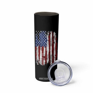 Kamala Harris Tim Walz 2024 Election Skinny Tumbler Cat Ladies Vote for Kamala President American Flag TB10 Print Your Wear