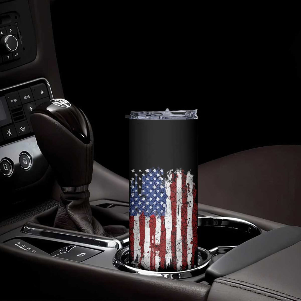 Kamala Harris Tim Walz 2024 Election Skinny Tumbler Cat Ladies Vote for Kamala President American Flag TB10 Print Your Wear