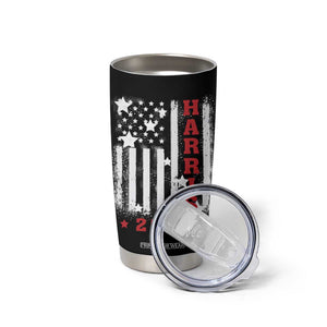 Cat Ladies for Kamala President Tumbler Cup Comma-La Harris 2024 Election Funny Kitty American Flag TB10 Print Your Wear