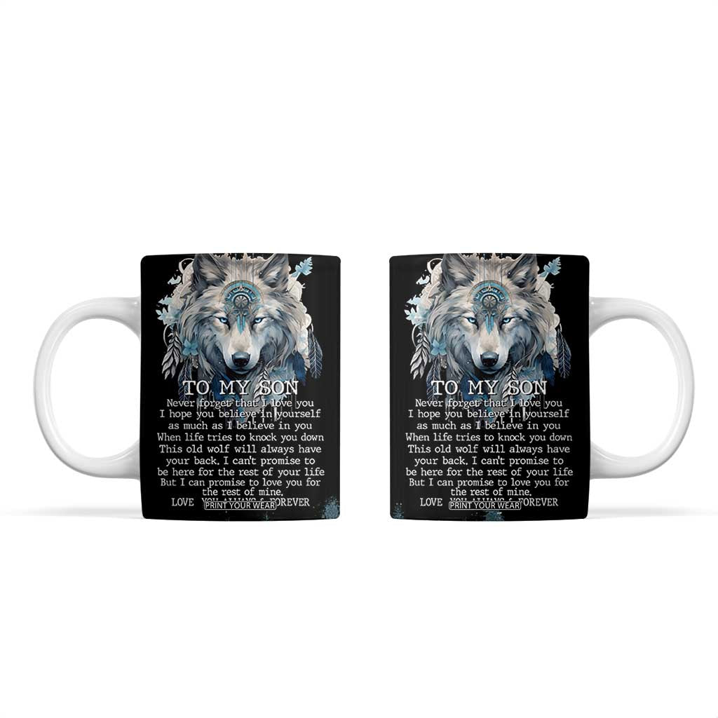 To My Son I Love You Coffee Mug Graduation Christmas Birthday Gifts For Grown Son From Mom Dad TB10 Black Print Your Wear