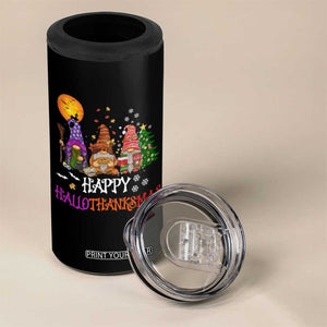 Happy Hallothanksmas Gnomes Fall 4 in 1 Can Cooler Tumbler Cute Gnome Fall Gift For Thanksgiving Halloween Christmas TB10 Print Your Wear