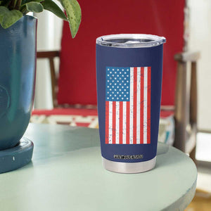 Harris Walz 2024 For The People Tumbler Cup Vote Blue Vice President VP American Flag TB10 Print Your Wear