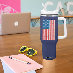 Harris Walz 2024 For The People Tumbler With Handle Vote Blue Vice President VP American Flag TB10 Print Your Wear