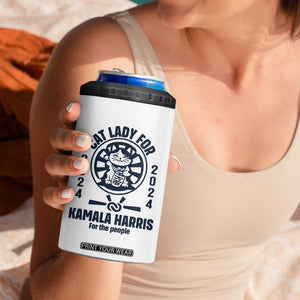 Childless Cat Lady Kamala 4 in 1 Can Cooler Tumbler Harris For The People President 2024 Feminist Womens Power TB10 Print Your Wear