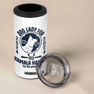 Childless Dog Lady Kamala 4 in 1 Can Cooler Tumbler Harris For The People President 2024 Feminist Womens Power TB10 Print Your Wear