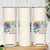 Retro Funny Kamala Harris Tim Walz 2024 Skinny Tumbler With Flower Unity Over Division Democrat Election 2024 TB10 Print Your Wear