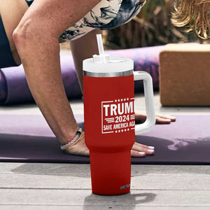 Trump 2024 Legend Tumbler With Handle Trump Assassination Attempt Make America Strong Again Unstoppable Trump Shot American Flag TB10 Print Your Wear