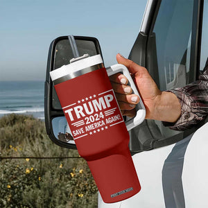 Trump 2024 Legend Tumbler With Handle Trump Assassination Attempt Make America Strong Again Unstoppable Trump Shot American Flag TB10 Print Your Wear