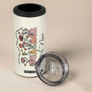 Personalized Teacher Appreciation Gifts 4 in 1 Can Cooler Tumbler Custome Name Back to School Thank You Christmas Gift Bulk TB10 Print Your Wear