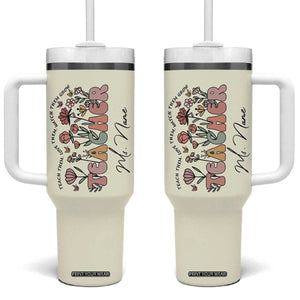 Personalized Teacher Appreciation Gifts Tumbler With Handle Custome Name Back to School Thank You Christmas Gift Bulk TB10 One Size: 40 oz Cream Print Your Wear