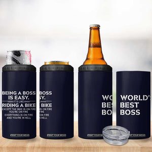 Funny Boss Gifts 4 in 1 Can Cooler Tumbler Birthday Christmas Gift from Employees TB10 Print Your Wear