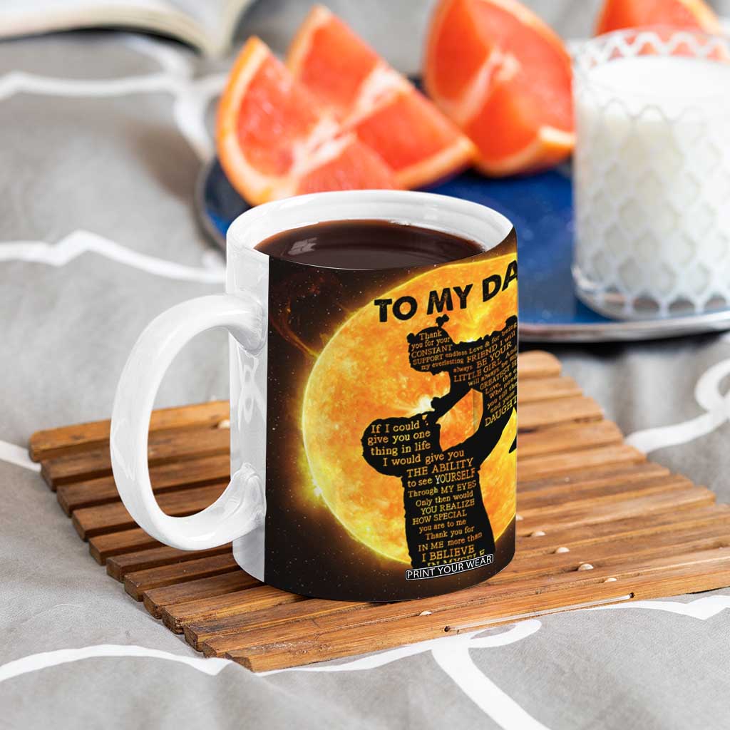 Dad Gifts From Daughter Coffee Mug Fathers Day Girl Dad TB10 Print Your Wear
