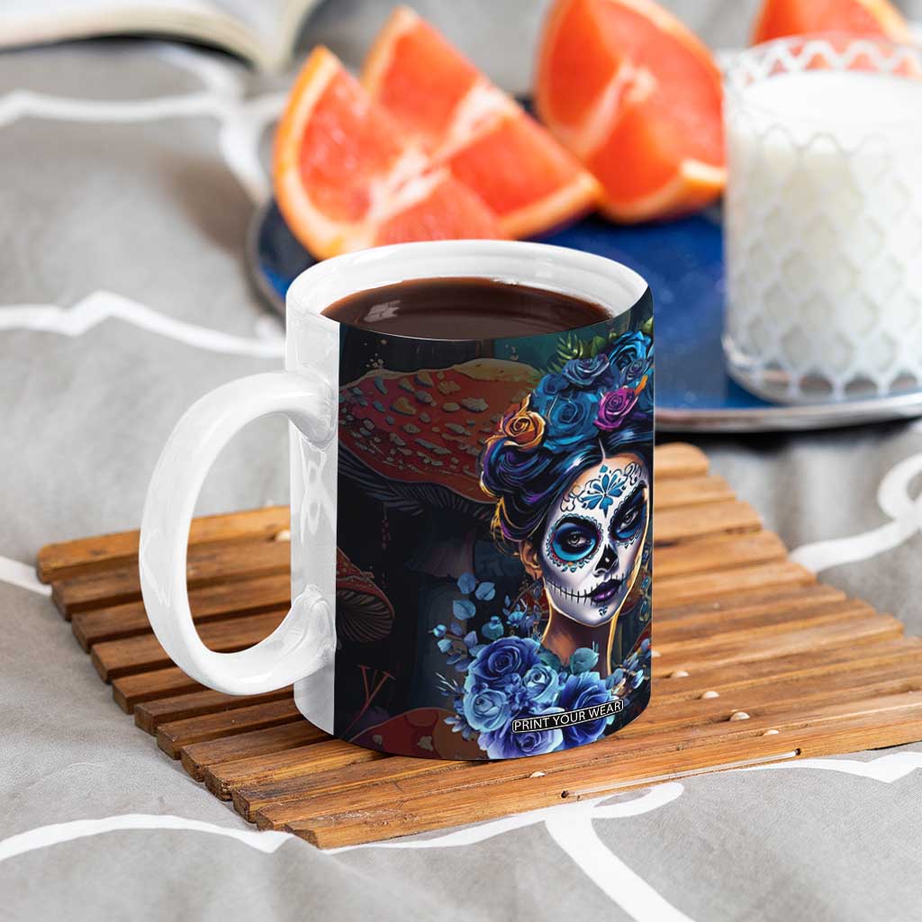 Sugar Skull Coffee Mug Sugar And Spice Gift For Women Girls TB10 Print Your Wear