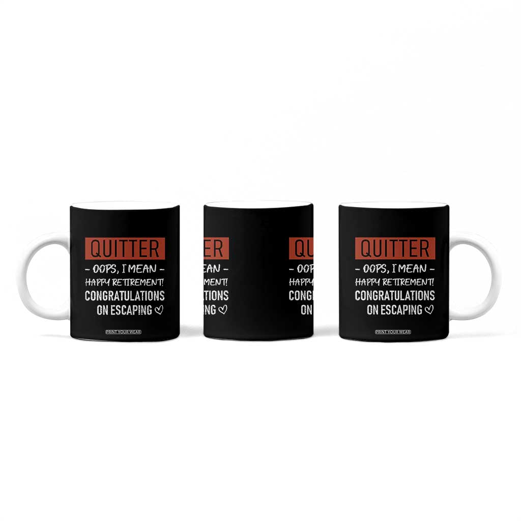 Funny Retirement Gifts Coffee Mug Coworker Leaving Goodbye Gift TB10 Print Your Wear