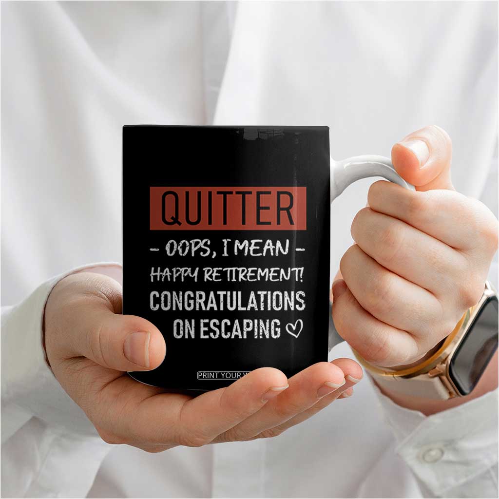 Funny Retirement Gifts Coffee Mug Coworker Leaving Goodbye Gift TB10 Print Your Wear