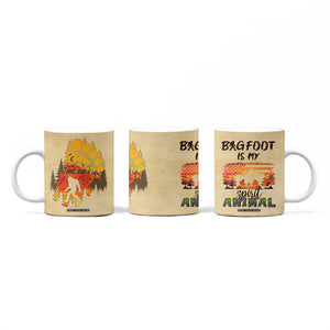 Bigfoot Coffee Mug Sasquatch Lover Campfire Outdoor Camping Nature Gift TB10 Print Your Wear
